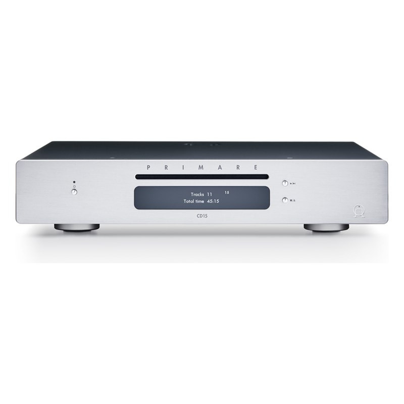 Primare CD15 Prisma, vista frontal, en titanio, titanio