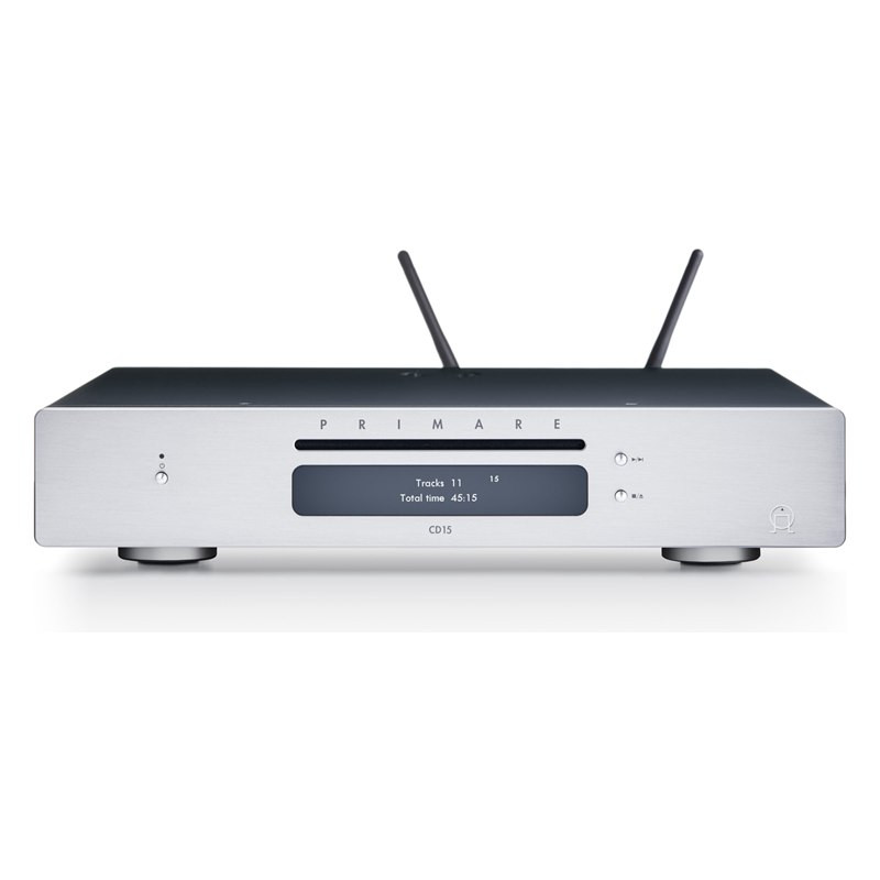 Primare CD15 Prisma, vista frontal, en titanio, titanio
