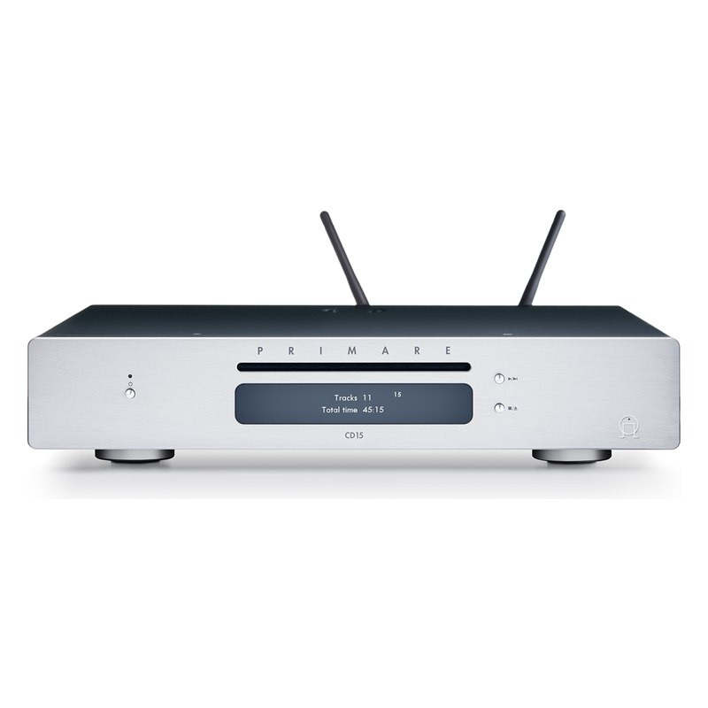 Primare CD15 Prisma, vista frontal, en titanio, titanio