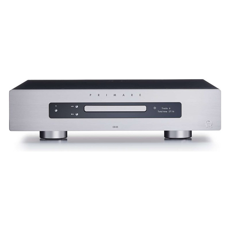 Primare CD35, vista frontal, en titanio, titanio