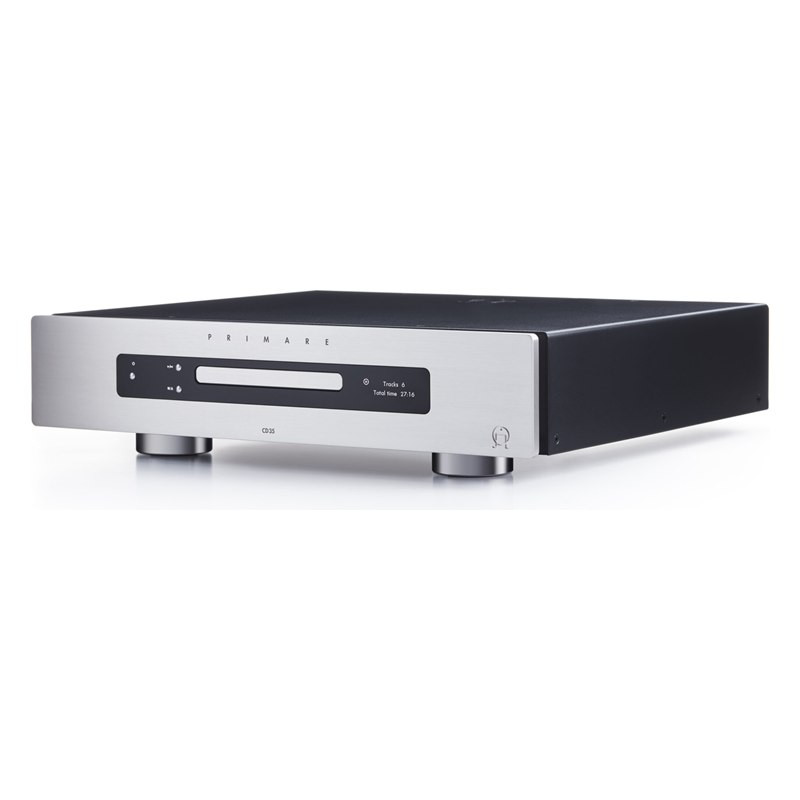 Primare CD35, vista lateral, en titanio, titanio