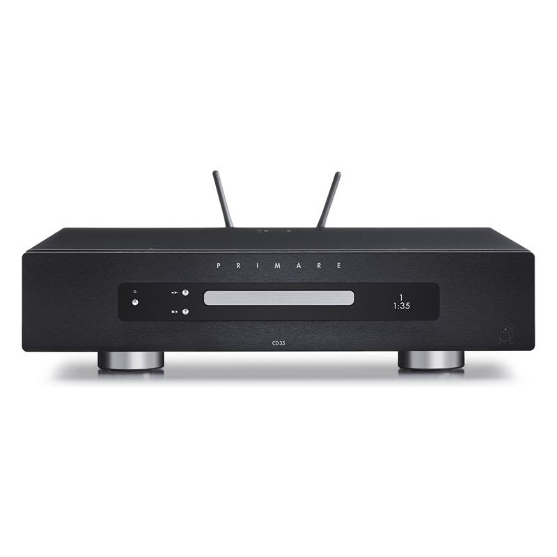 Primare CD35 Prisma, vista frontal, en negro, negro