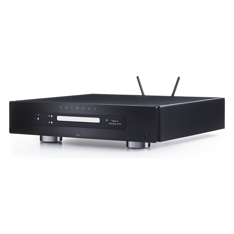 Primare CD35 Prisma, vista lateral, en negro, negro