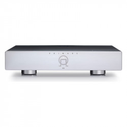 Primare R35, vista frontal, en titanio, titanio