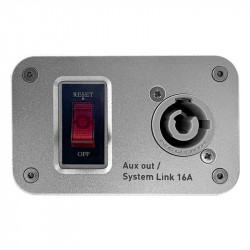IsoTek V5 Sirius, fusible rearmable y salida System Link de 16 A, plata