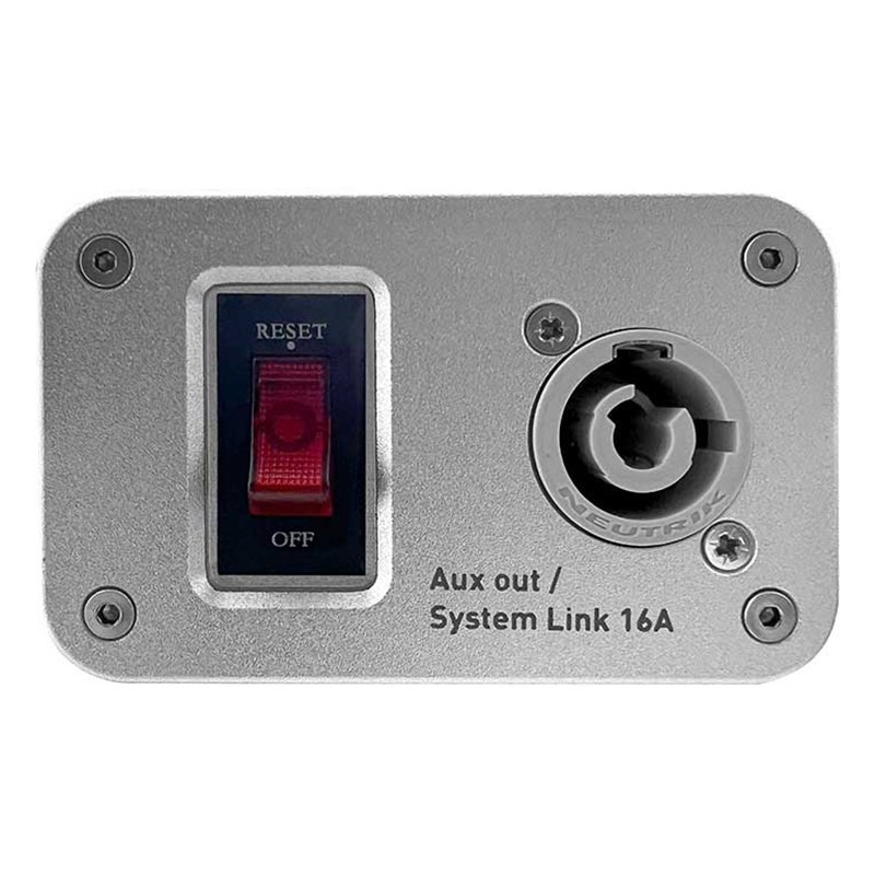 IsoTek V5 Sirius, fusible rearmable y salida System Link de 16 A, plata