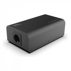 IsoTek V5 Syncro Uni 16, lado de la toma Schuko, negro