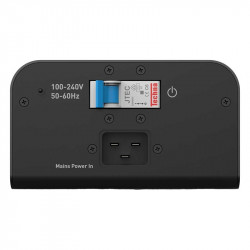 IsoTek V5 Syncro Uni 16, entrada IEC C20 y fusible termomagnético, negro