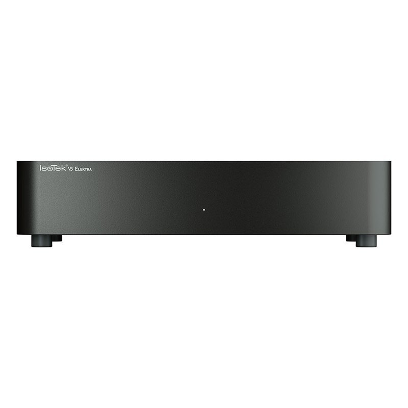 IsoTek V5 Elektra, frontal, negro