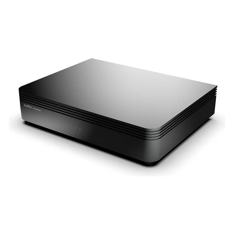 IsoTek V5 Aquarius, vista de tres cuartos, negro