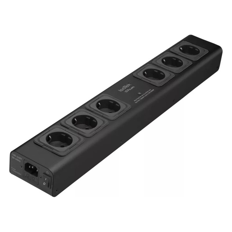 IsoTek V5 Polaris en negro: 6 tomas Schuko