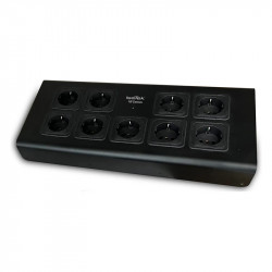 IsoTek V5 Corvus en negro: 9 tomas Schuko