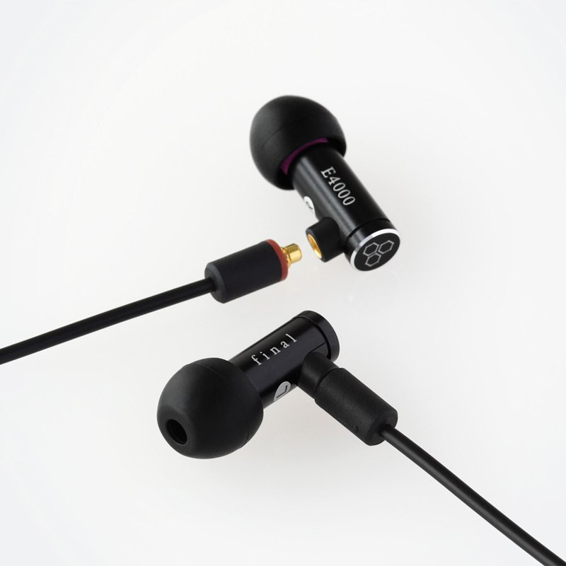 Final E4000, los dos auriculares con cable MMCX