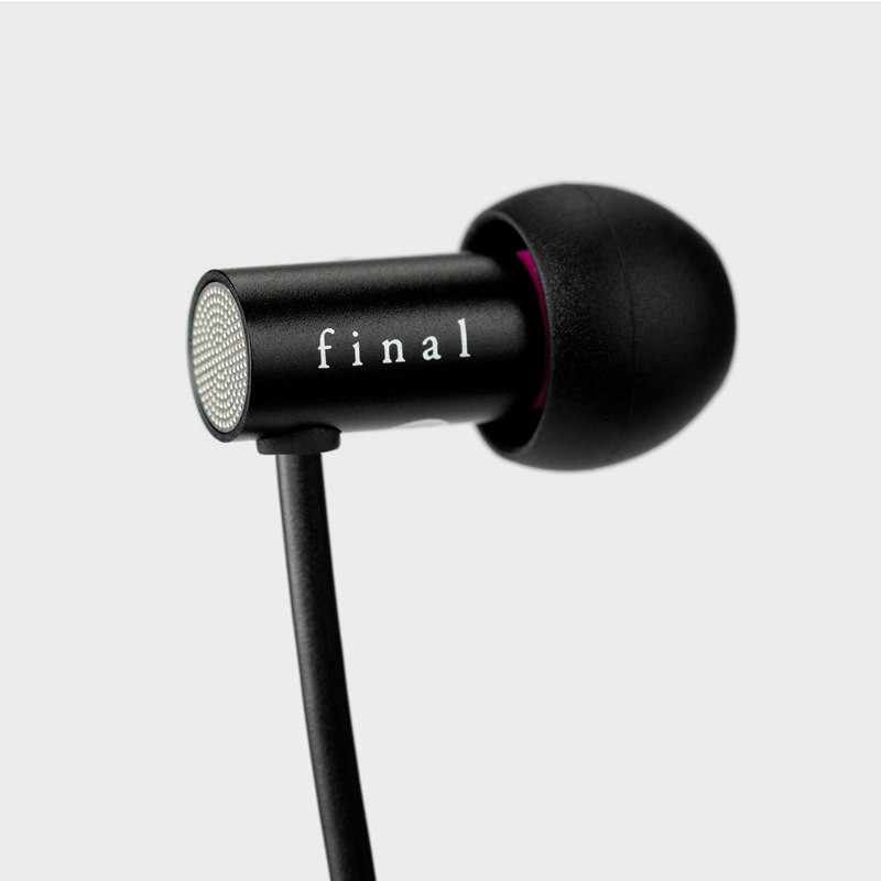 Final E2000, cápsula de aluminio negro mate