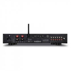 Audiolab 7000A, panel trasero con HDMI ARC, USB-B, coaxial y óptica, negro