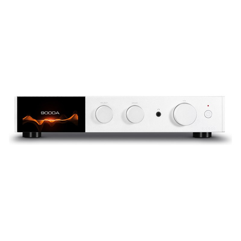 Audiolab 9000A, frontal en plata