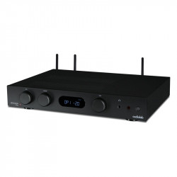 Audiolab 6000A Play, vista de tres cuartos en negro