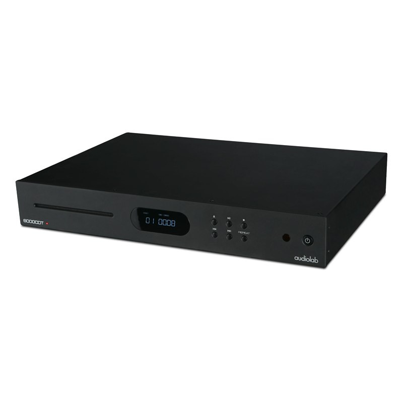 Audiolab 6000CDT, vista de tres cuartos en negro