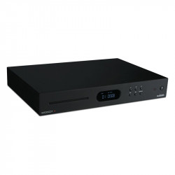 Audiolab 6000CDT, vista de tres cuartos desde la derecha en negro