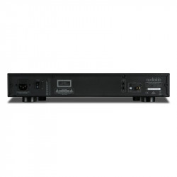 Audiolab 6000CDT, panel trasero con salidas coaxial y óptica, negro