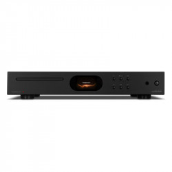 Audiolab 7000CDT, frontal en negro con la pantalla IPS