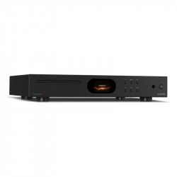 Audiolab 7000CDT, vista de tres cuartos desde la derecha en negro