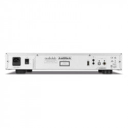 Audiolab 7000CDT, panel trasero en plata