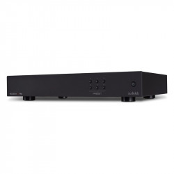 Audiolab 6000N Play, vista de tres cuartos en negro