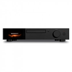 Audiolab 9000CDT, frontal en negro con la pantalla de 4,3″
