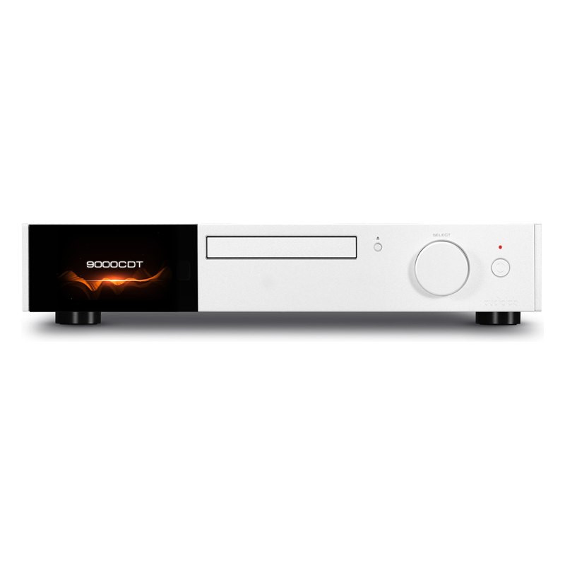 Audiolab 9000CDT, frontal en plata