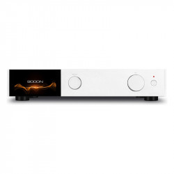 Audiolab 9000N, frontal en plata