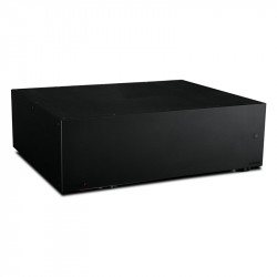 Audiolab 8300XP, vista en tres cuartos desde la derecha, negro