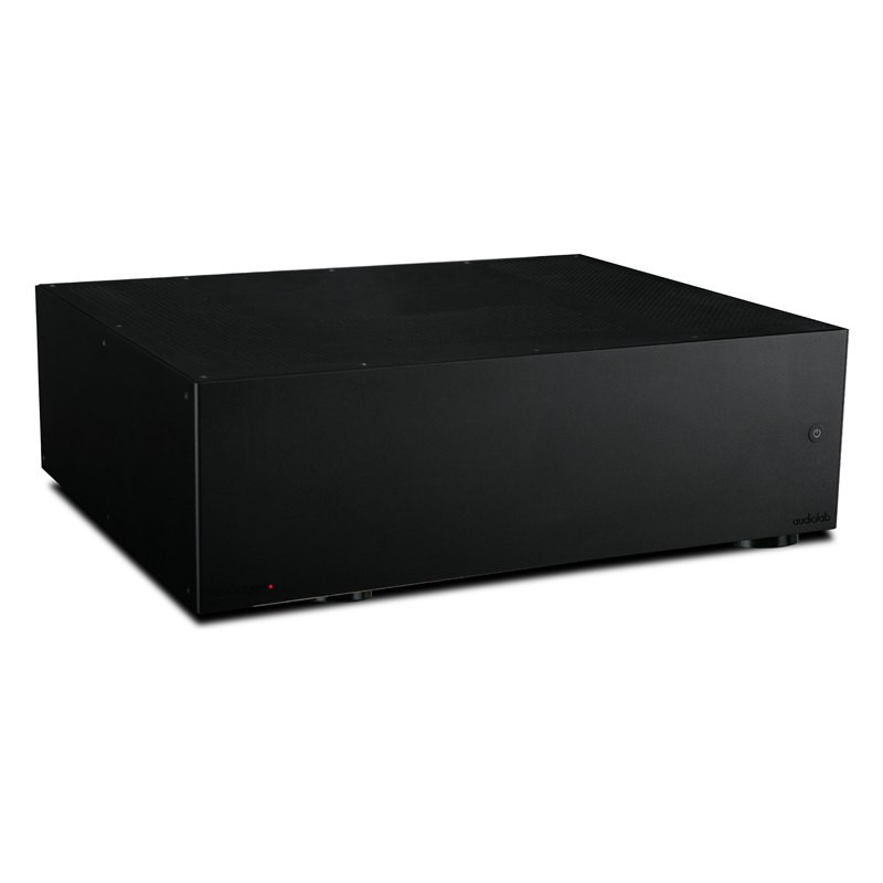 Audiolab 8300XP, vista en tres cuartos desde la derecha, negro