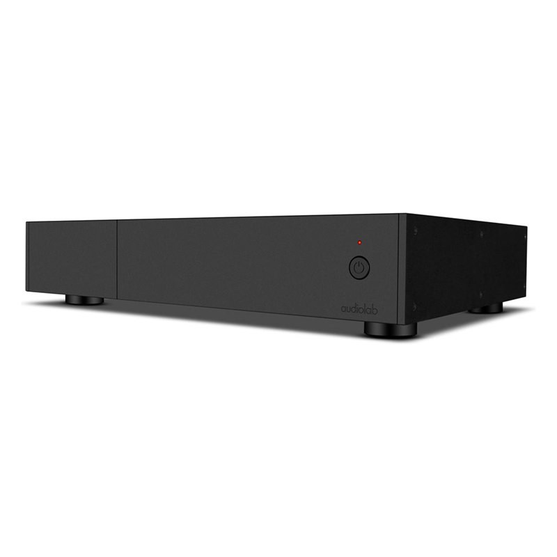 Audiolab 9000P, vista en tres cuartos, negro