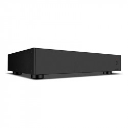 Audiolab 9000P, vista en tres cuartos desde la izquierda, negro