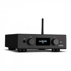 Audiolab D7 negro desde el otro lado