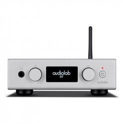 Audiolab D7, frontal del D7 plata