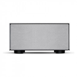 Audiolab DC Block, frontal del DC Block plata