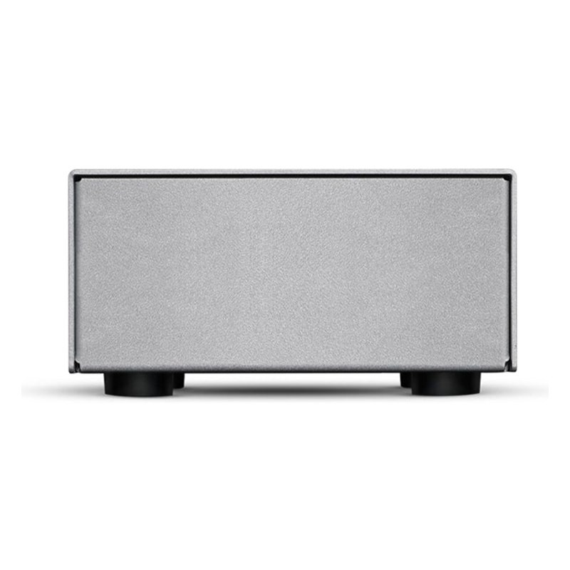 Audiolab DC Block, frontal del DC Block plata
