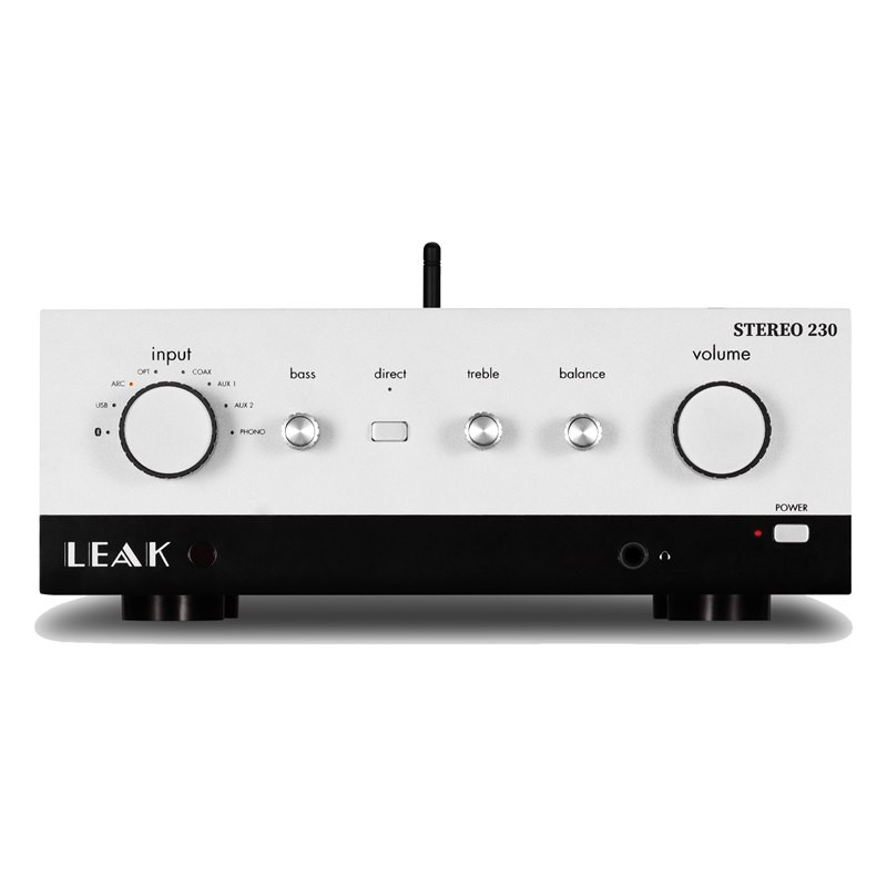 Leak Stereo 230, frontal en plata
