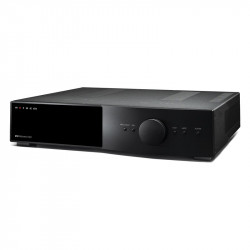 Anthem STR Preamplifier, vista de tres cuartos en negro