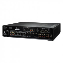 Anthem STR Preamplifier, panel trasero de tres cuartos en negro