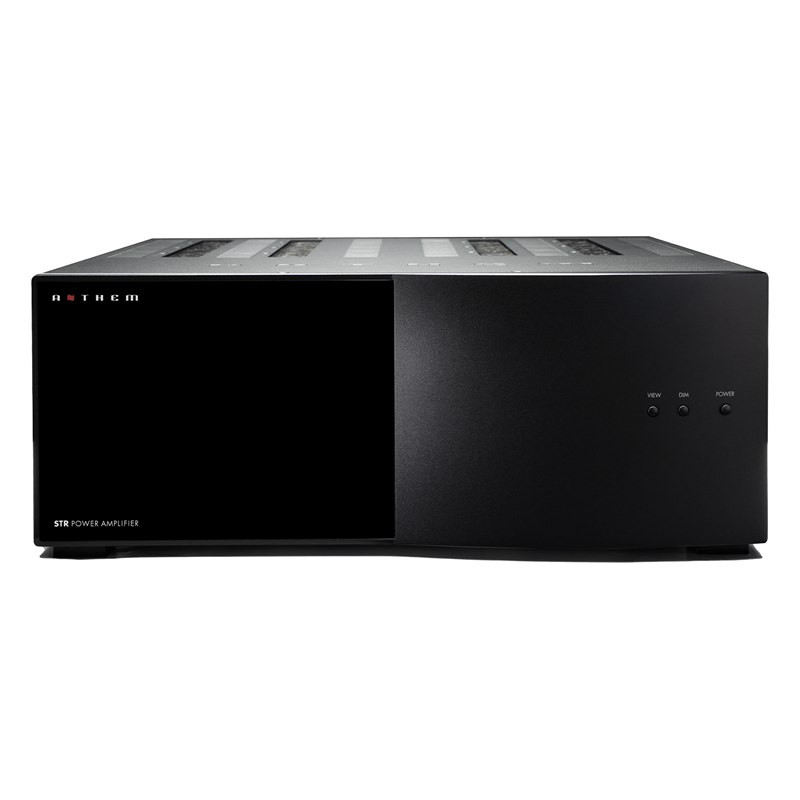 Anthem STR Amplifier, frontal en negro