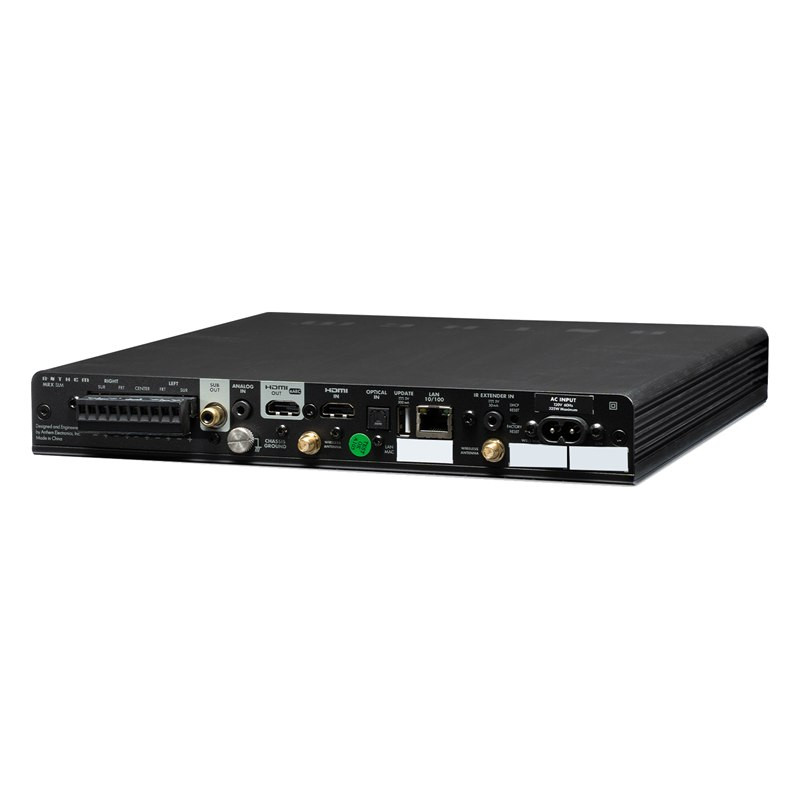 Anthem MRX SLM 4K, panel trasero de tres cuartos