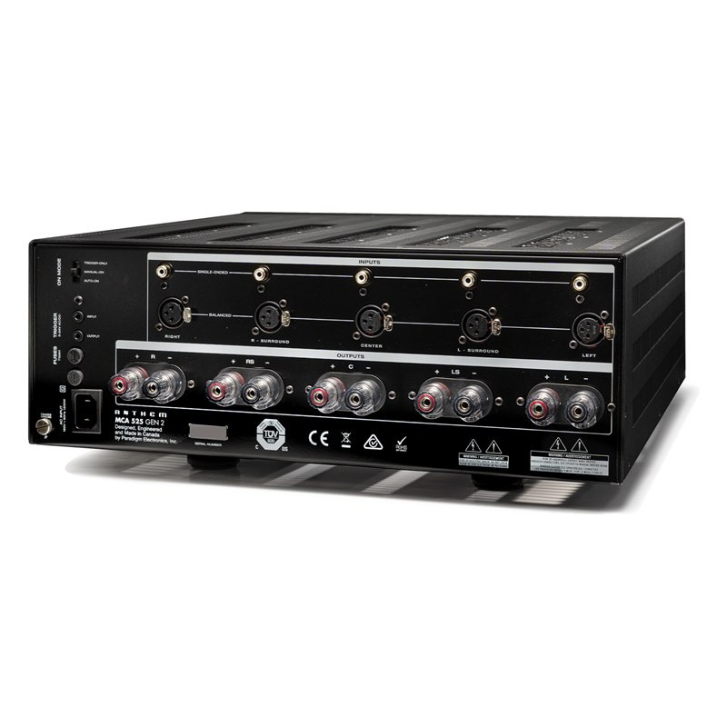 Anthem MCA 525 Gen 2, panel trasero de tres cuartos