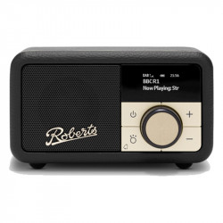 Roberts Revival Petite 2, vista frontal, negro