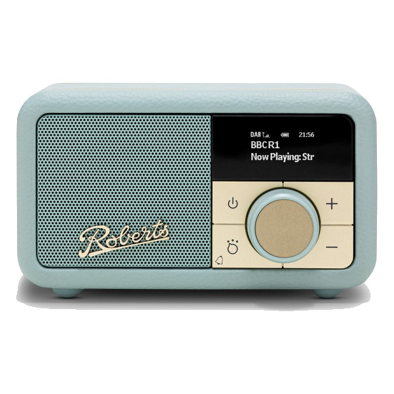 Roberts Revival Petite 2, vista frontal, azul celeste
