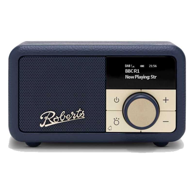 Roberts Revival Petite 2, vista frontal, azul medianoche