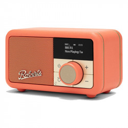 Roberts Revival Petite 2, vista de tres cuartos, naranja