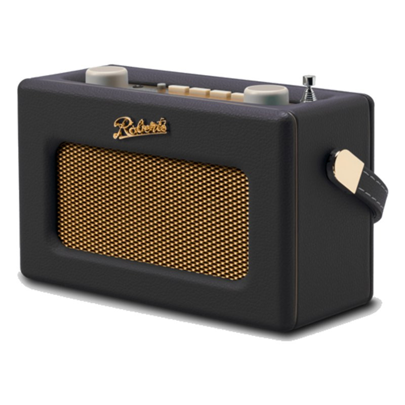 Roberts Revival Uno BT, vista frontal, negro